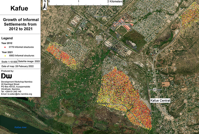 Informal Settlement Mapping Kafue Zambia
